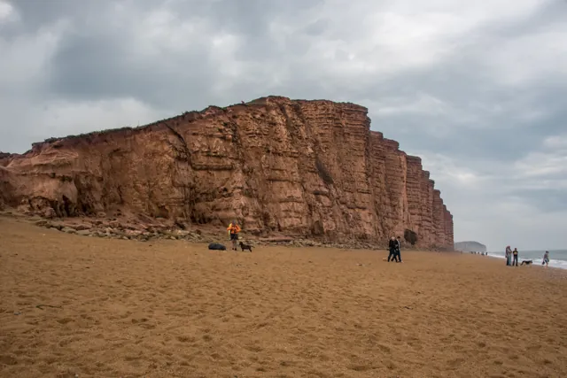The amazing looking East Cliff at West Bay
