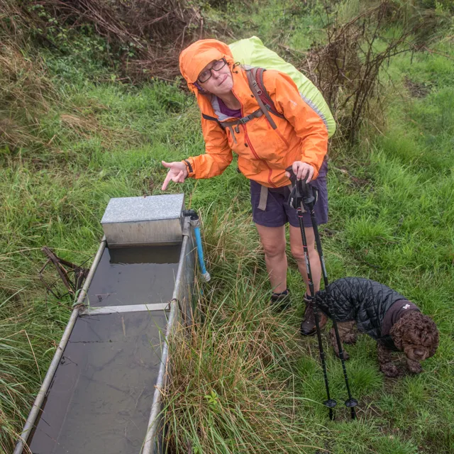 Farm troughs saved us on a few occasions where supposed water sources on the map failed to materialise