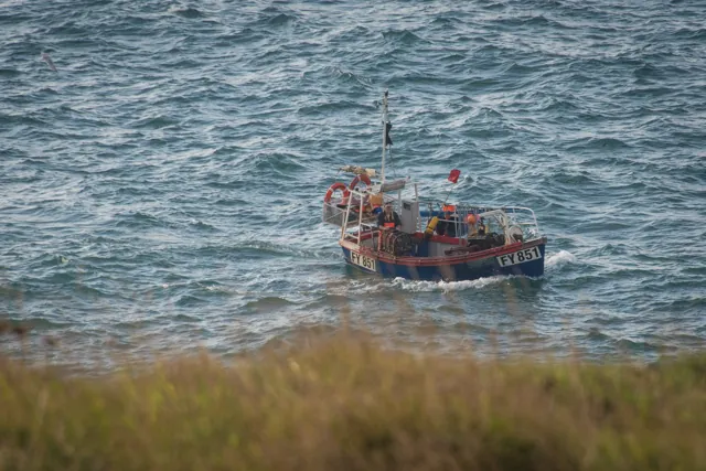 Deploying lobster pots