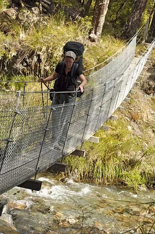 The larger rivers have bridges in place