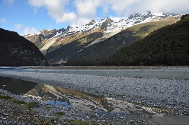 Early morning on day 2 and a long way to walk today if we're going to reach Dart Hut