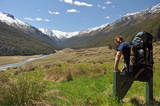 The perfect lunch spot at the start of Cattle Flat