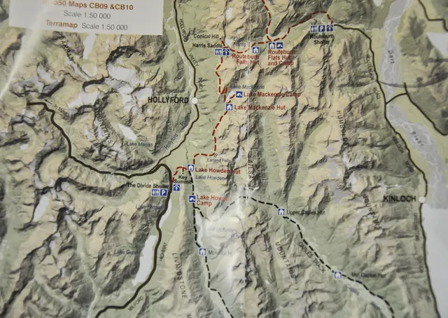 Looking back at the trail map - Really good hike. Short, but full of character