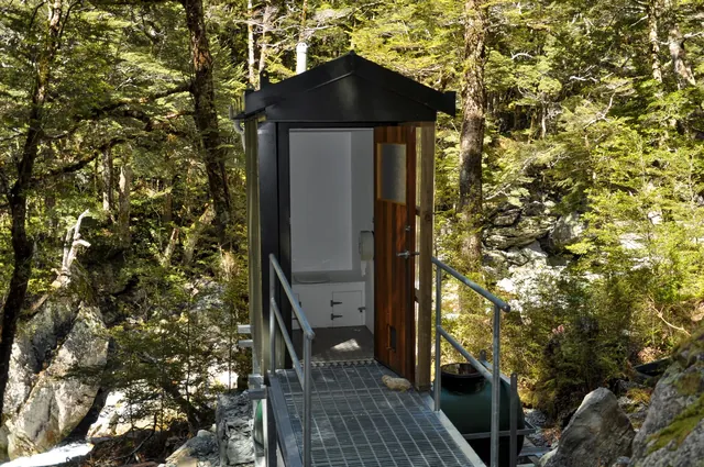 Posh toilet facilities to cater for those not used to wilderness trekking