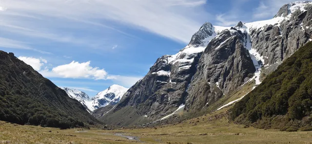 The panorama view from our chosen endpoint of the side trip