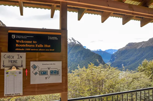 We check in with the warden at the hut for the helicopter ride and mooch about for a bit