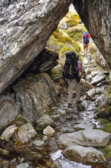 Some interesting rock features along the way