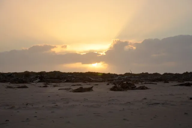 No clear sunset for us. We hear this is common on this north west coastline