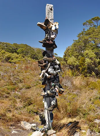 The famous boot pole