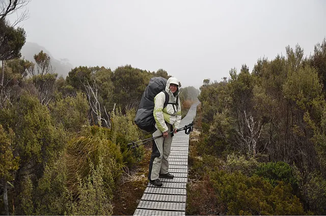 Mizzly weather for the last 8kms