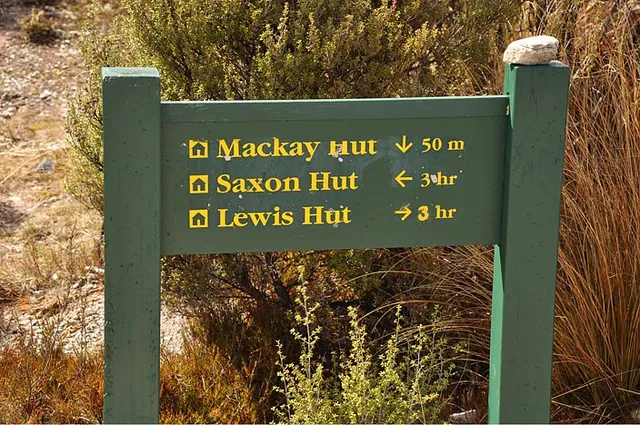"Onwards to Lewis Hut!"