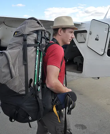 Ed and myself both packing about 27kgs