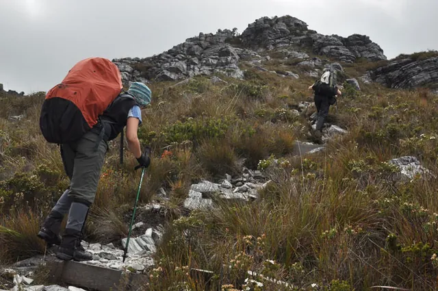 Mentally, we were all focussing on getting to the top in a reasonable amount of time
