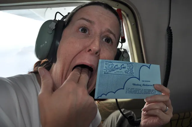 The flight was pretty smooth for most of the journey