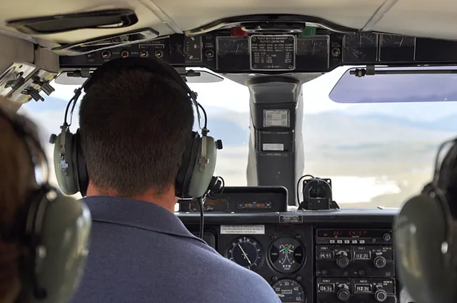 Approaching Melaleuca air strip