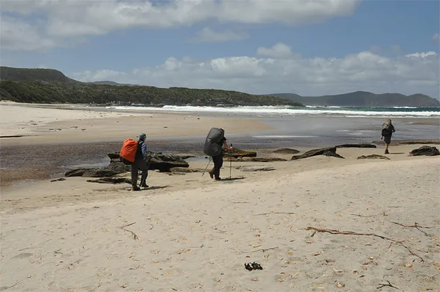 Reaching the South Cape Rivulet in good time