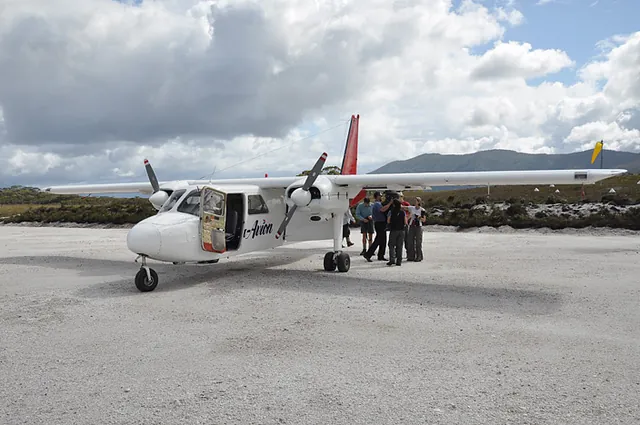 Safely on the ground