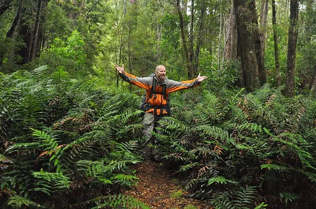 Darrell in fern heaven!