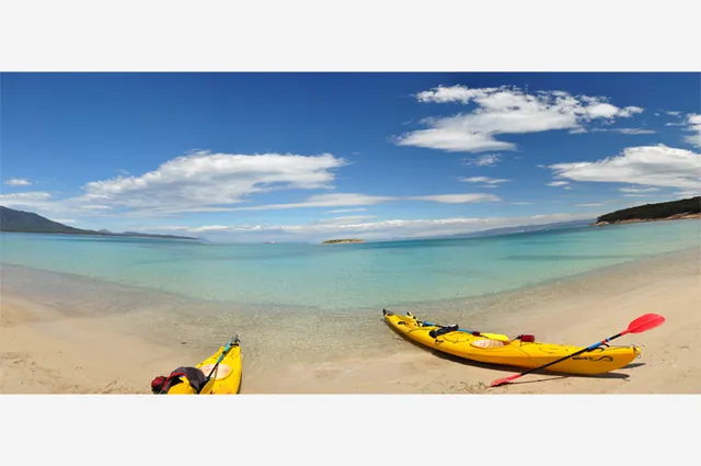 Hazards Beach panorama ... postcard stuff