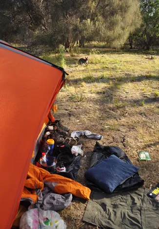 The camping here was ok, not quite the idyllic cove setting that the guide book made out