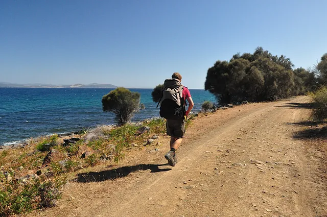 We steam back along the coastal path to make the midday ferry back
