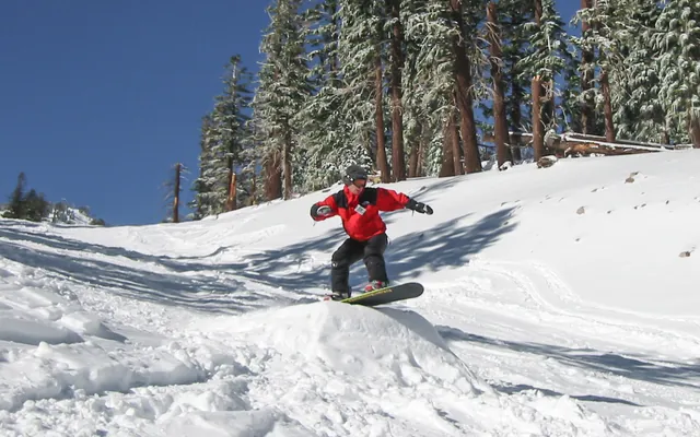 Stuart looking pretty good on the approach to one of our early days jumps