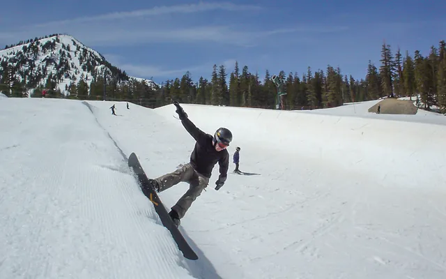 Half-pipes ... harder than they look, requires balls of steel, especially on an icy day