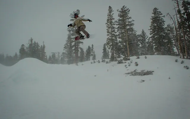 Still to this day, I cannot believe the height I got on this jump. I had to clear a table top in order to get onto the safe downslope landing