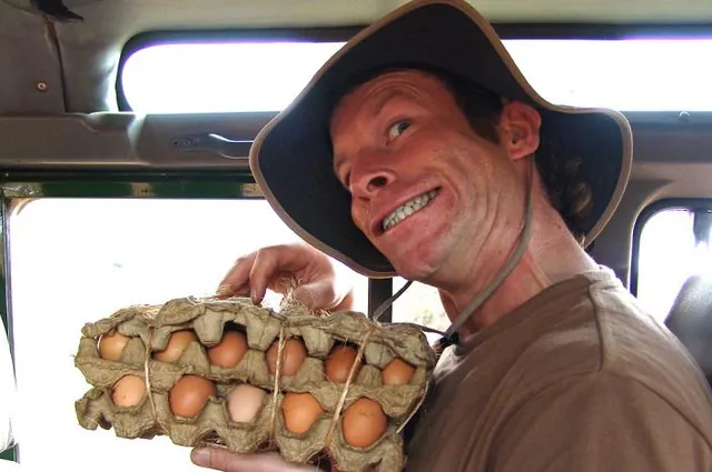 My nickname in Swahili after this shot was 'Mr Mayai' meaning 'Mr Eggs'