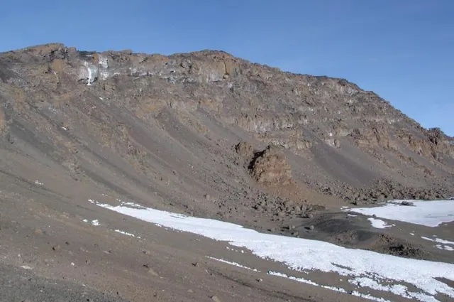The actual summit is somewhere up there