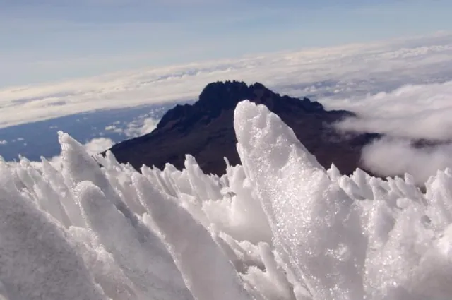 A field of ice shards makes for a great photo
