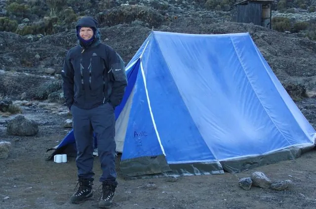 The Kilimanjaro equivalent of a morning dressing gown