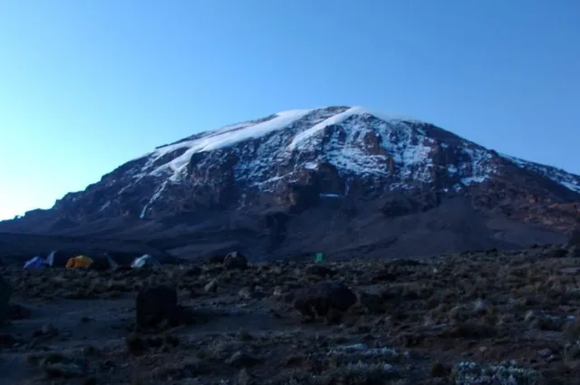 The summit looks different each night as we round the mountain top