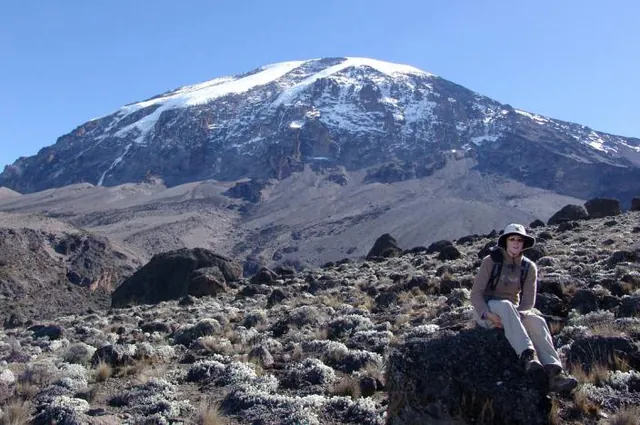 Kilimanjaro summit looking absolutely majestic this morning