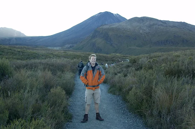 Weird to be looking at "Mount Doom" from The Lord of the Rings - the film will take on a whole new meaning