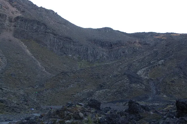 The main climb of the regular crossing route - Devil's Staircase