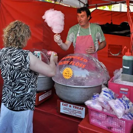 You don't see much candy floss around these days