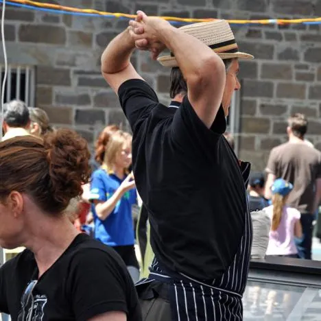 Everything is fairly relaxed in Hobart