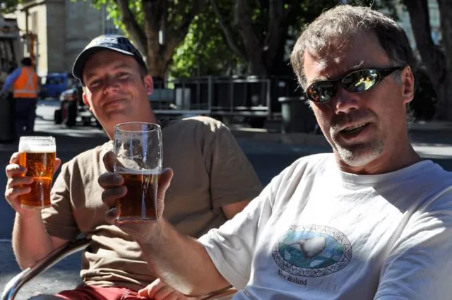 Steve and Clint (from the Overland Track) join us for a few