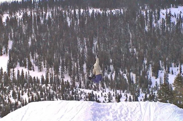 Gill getting an awesome early grab jump shot of me in the early days of experimentation