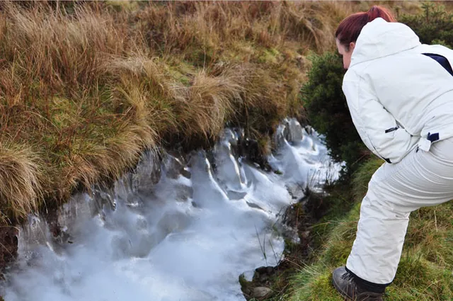 We hadn't factored on ice buildups being the unusual theme for the day
