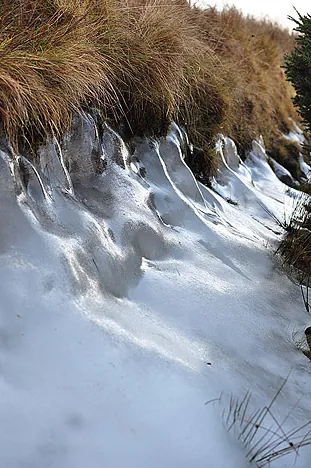 Gorgeous icy undulation