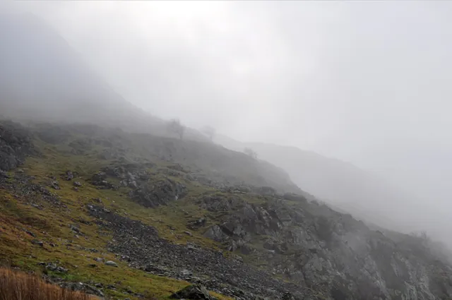 Misty mountains - spooky!