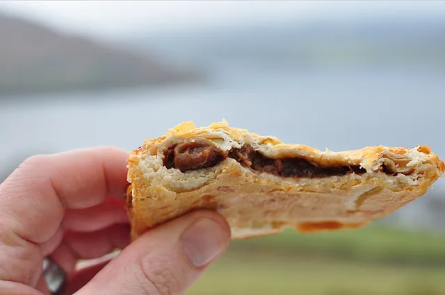 "Ahhh, Greggs Steak Bake... savoury perfection!"