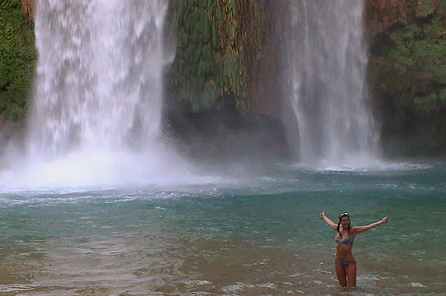Paradise defined... Gill that is. The waterfall's not bad too