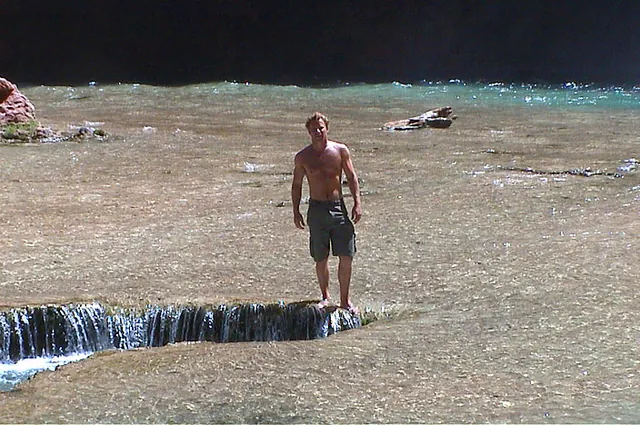 Gorgeous clear water to cool off in