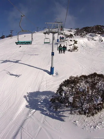 Perisher has a huge amount of lifts and T-bars (for Oz) - 50 in total