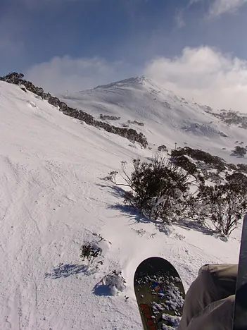 Back Perisher Mountain in the distance