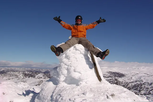 Atop Mount Perisher - Australia's highest chairlift