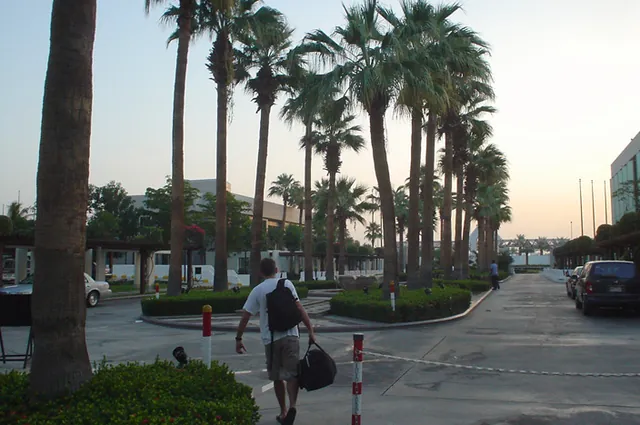 Leaving the hotel at the crack of dawn, never ideal